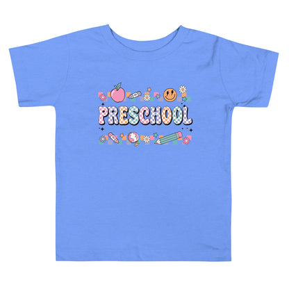Preschool T-Shirt Retro Checker Top, Back to School, Toddler Short Sleeve Tee