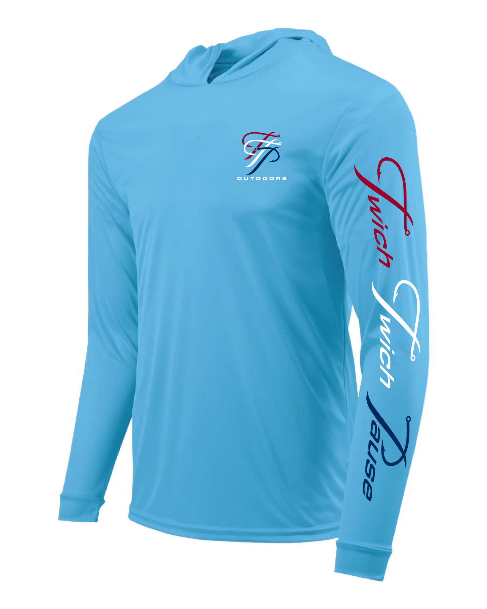 TTP BACK/SLEVE BIMINI BLUE HOODIE