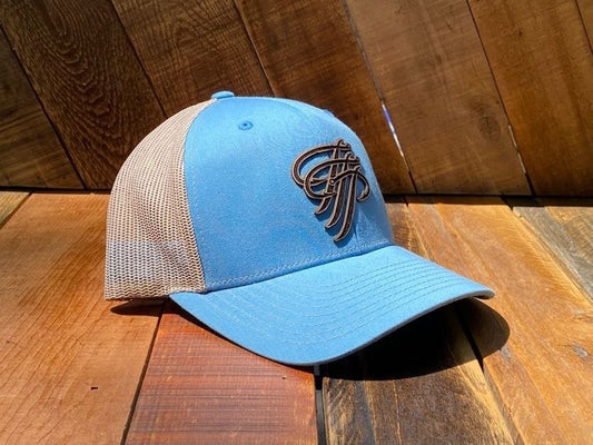 TTP Columbia Blue/ Khaki / Leather Cut Out