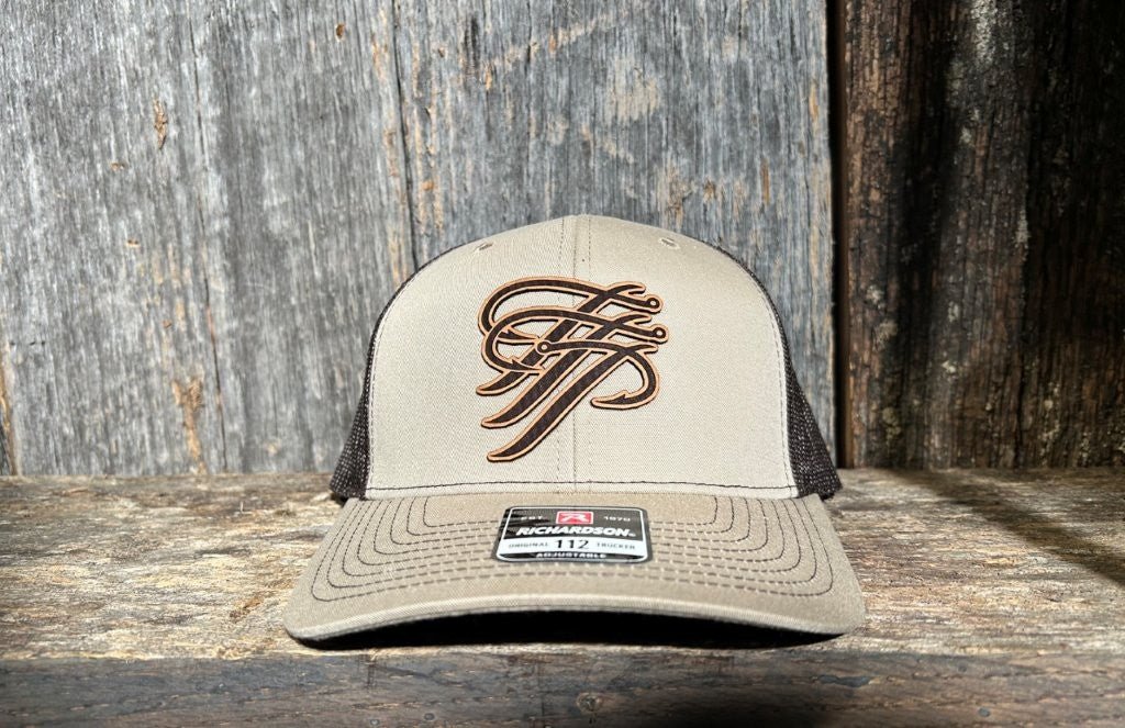 TTP Khaki/Coffee Leather Patch Cut Out