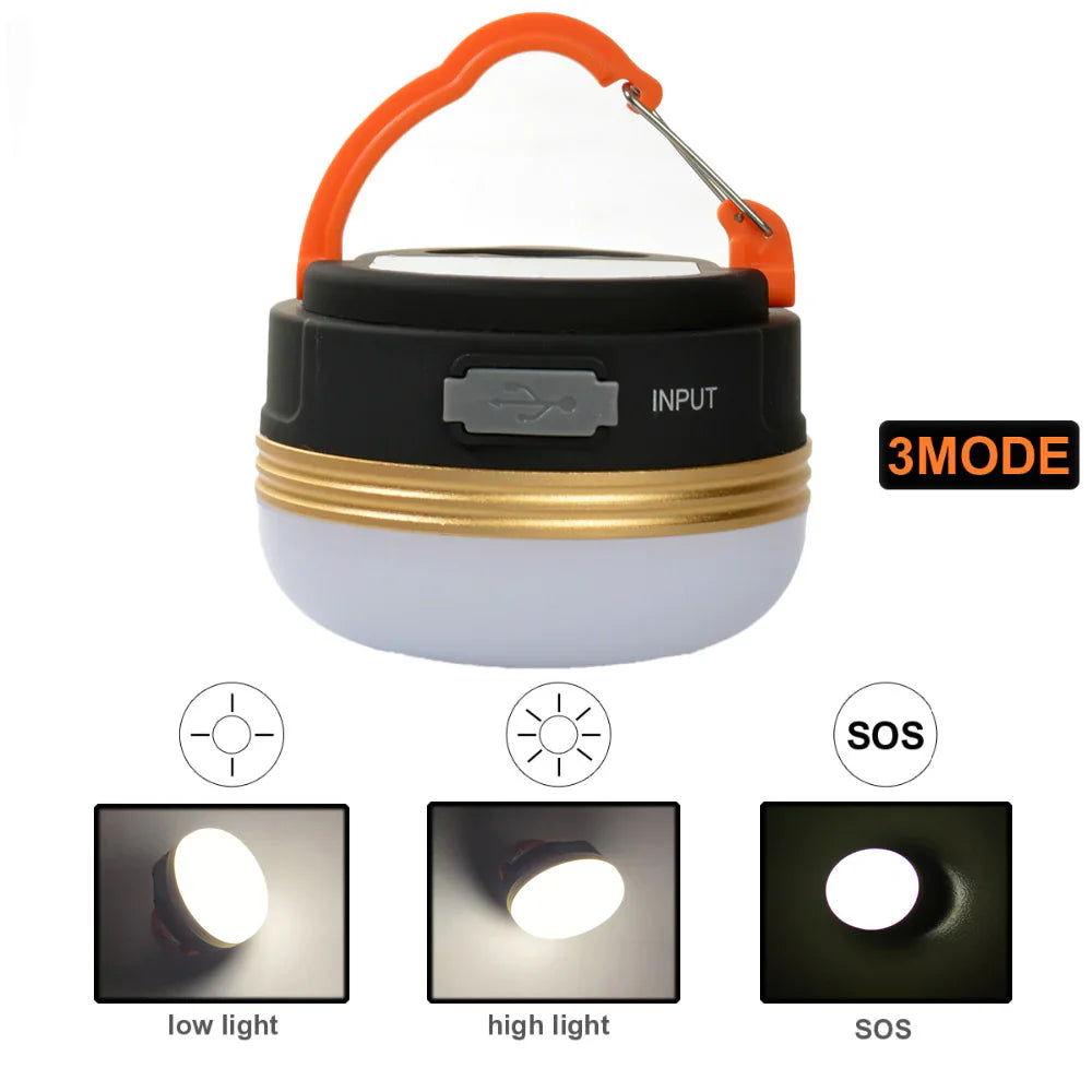 EcoBright CampLite: USB Rechargeable LED Lantern