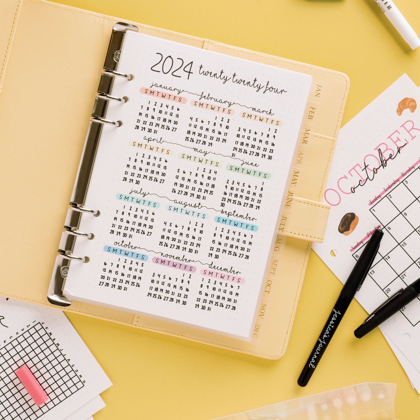 Monthly 12 Tab Dividers