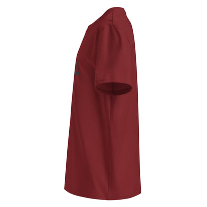 Unisex organic ribbed neck t-shirt