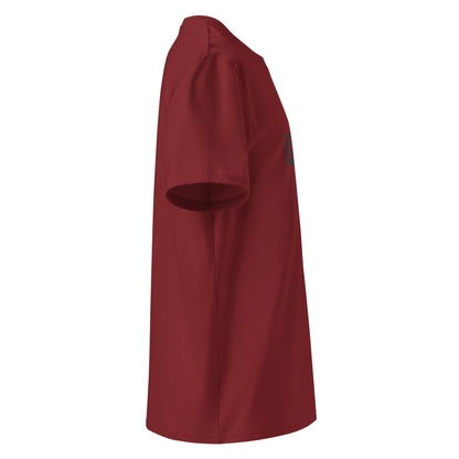 Unisex organic ribbed neck t-shirt