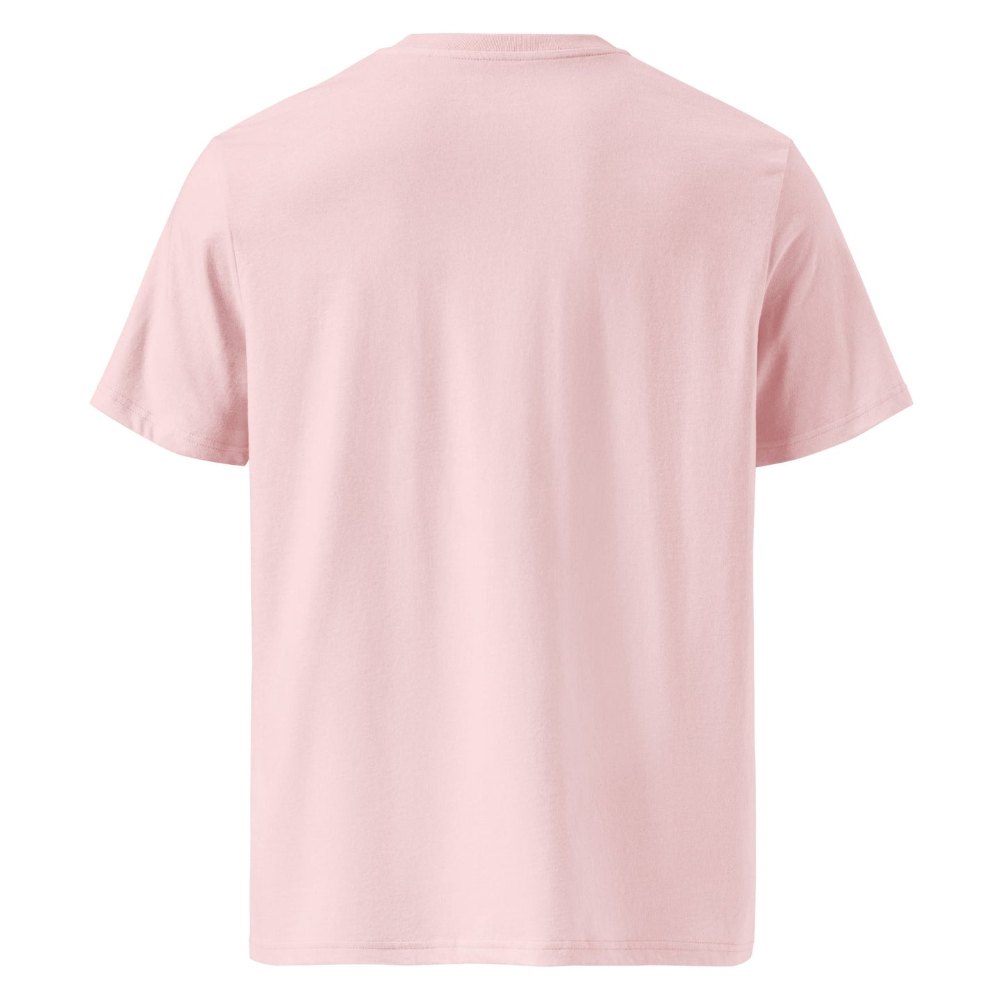 Unisex organic ribbed neck t-shirt