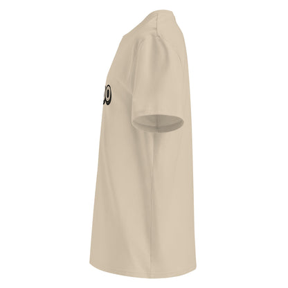 Unisex organic ribbed neck t-shirt