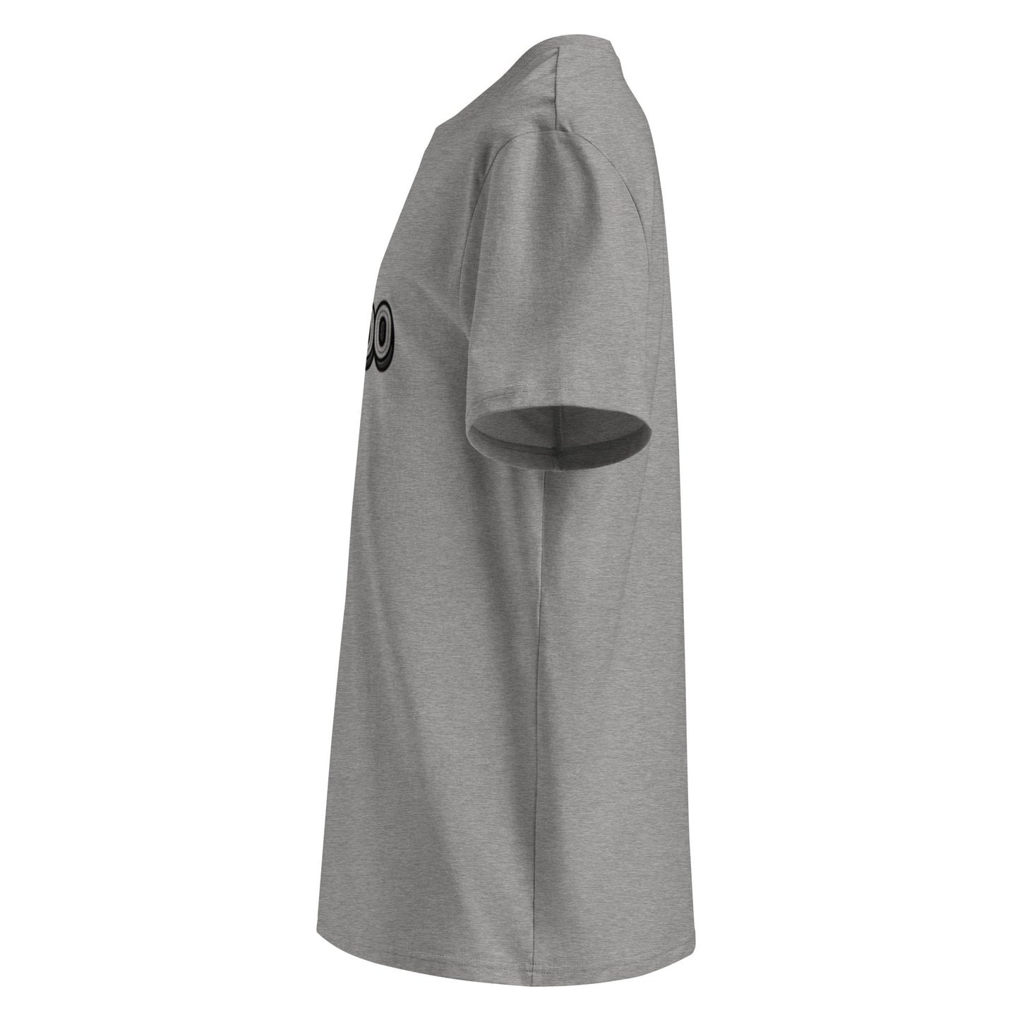 Unisex organic ribbed neck t-shirt