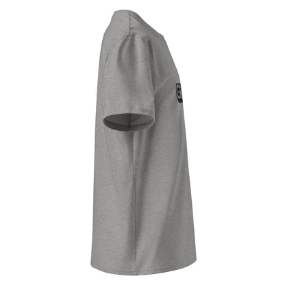 Unisex organic ribbed neck t-shirt