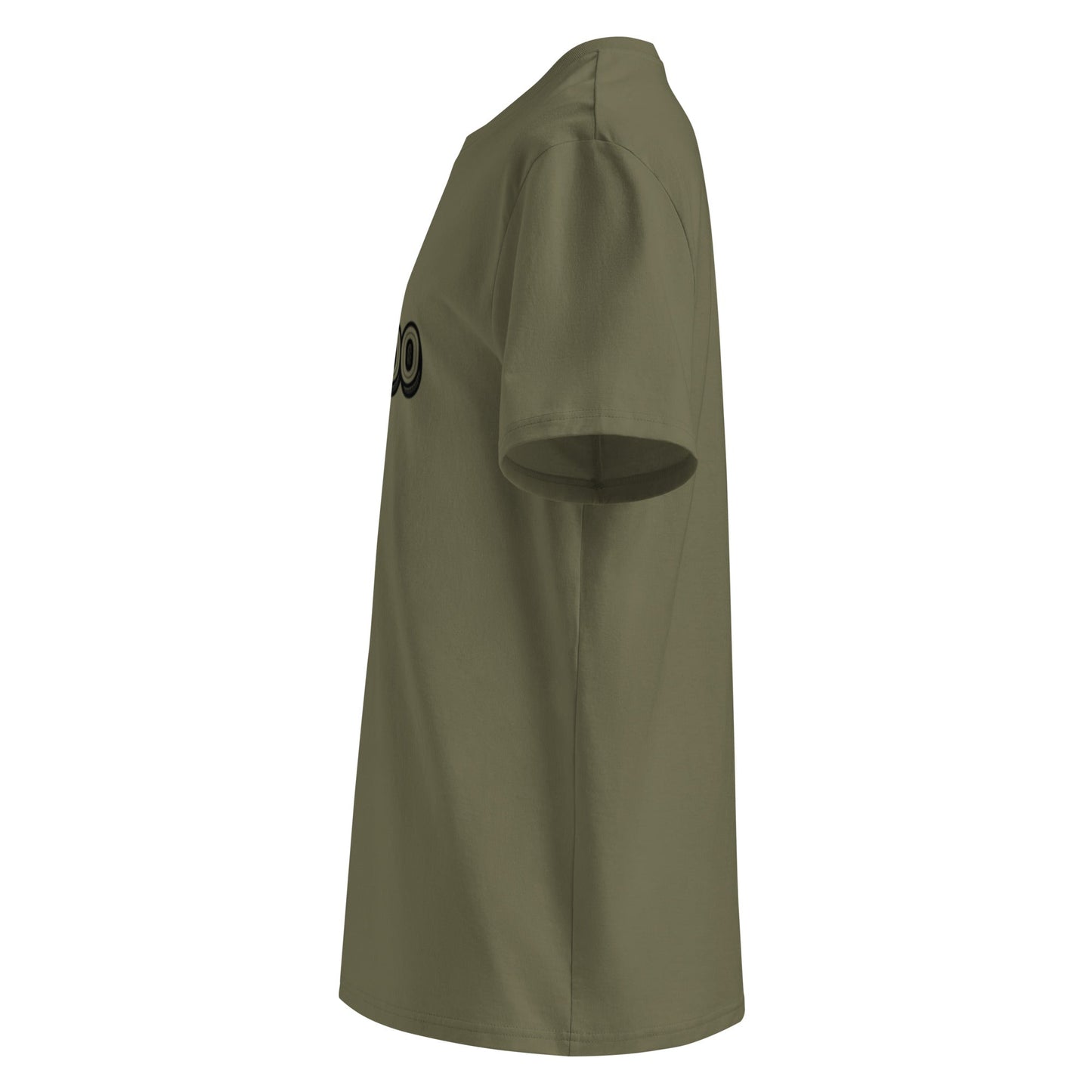 Unisex organic ribbed neck t-shirt