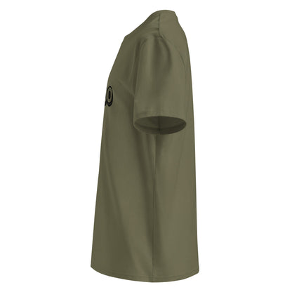 Unisex organic ribbed neck t-shirt