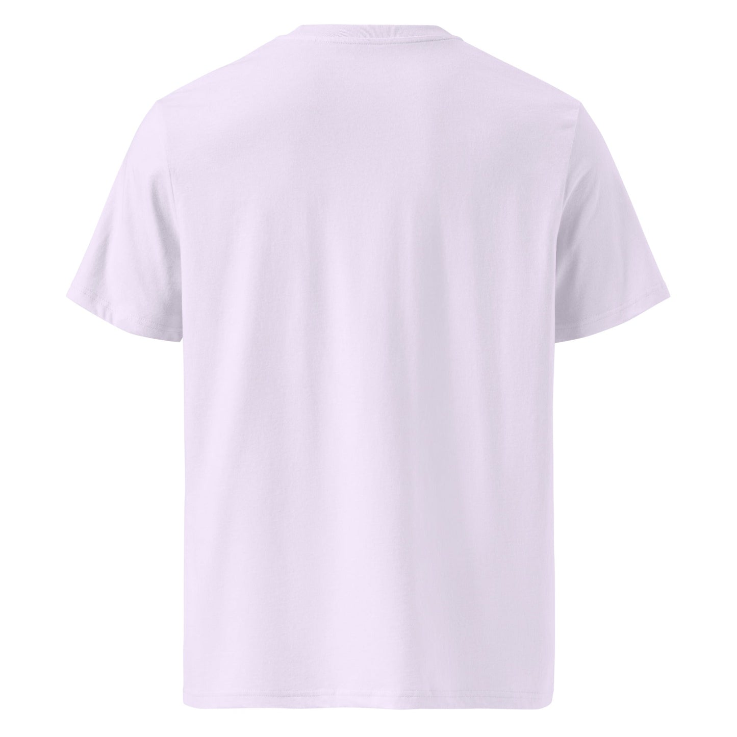 Unisex organic ribbed neck t-shirt