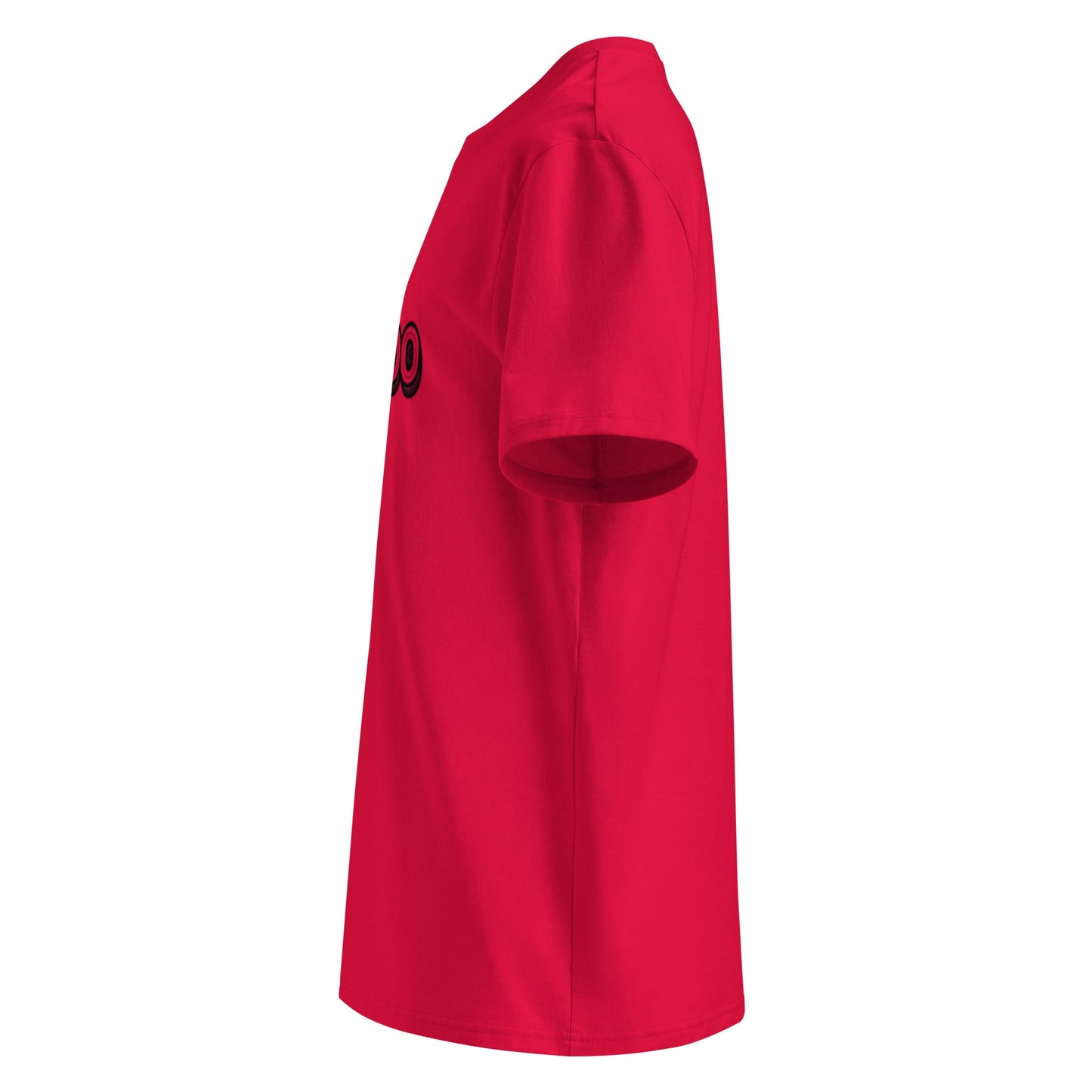 Unisex organic ribbed neck t-shirt