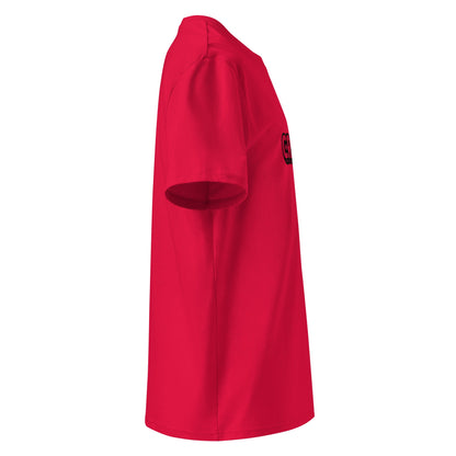 Unisex organic ribbed neck t-shirt