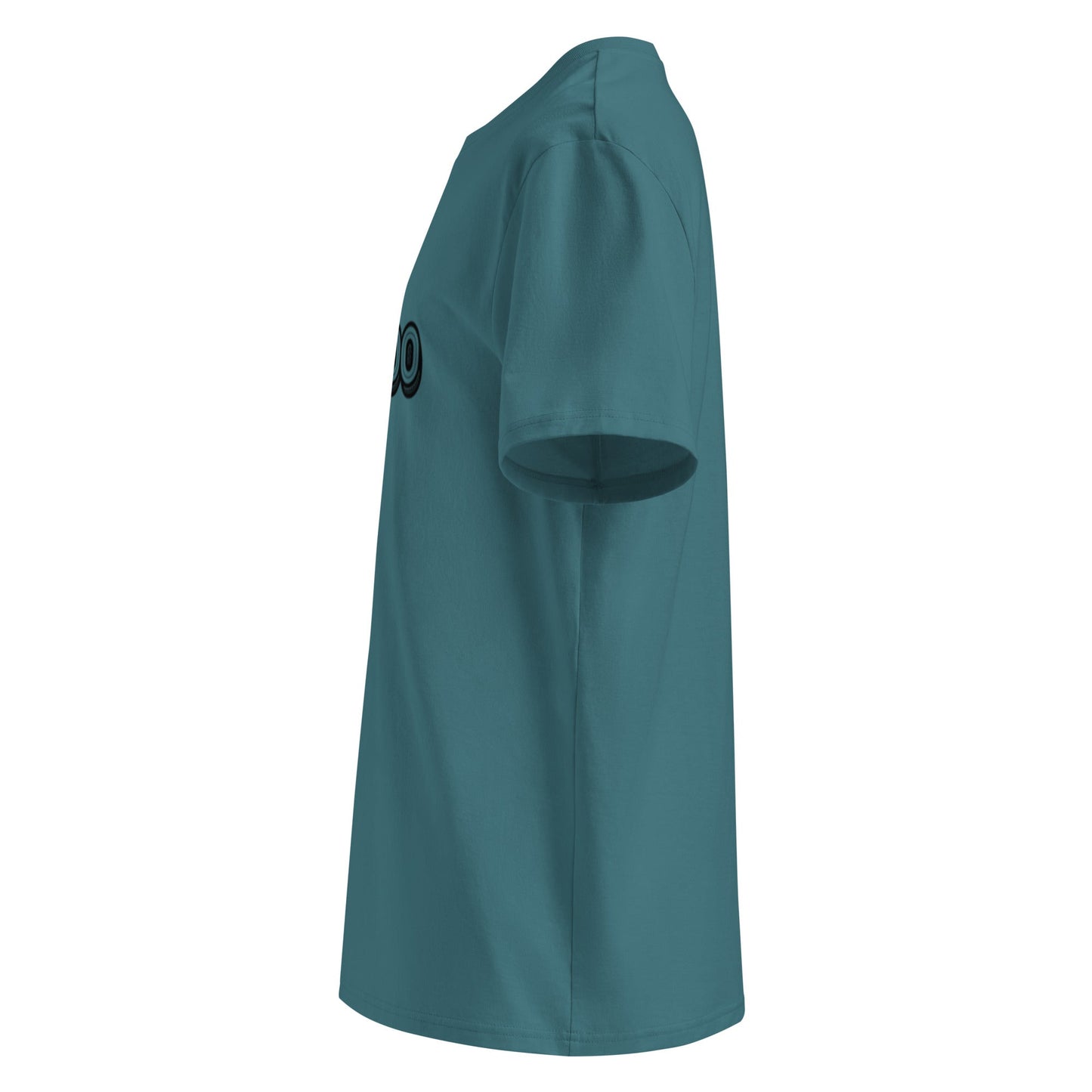 Unisex organic ribbed neck t-shirt