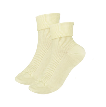 tittimitti® 100% Organic Combed Cotton Women's Socks. 1 Pair. Made in Italy.