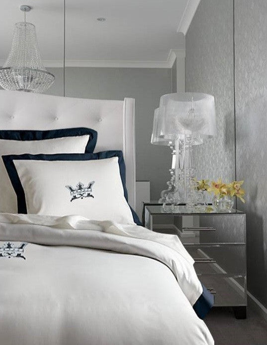 400tc Liaison Westminster Duvet Navy