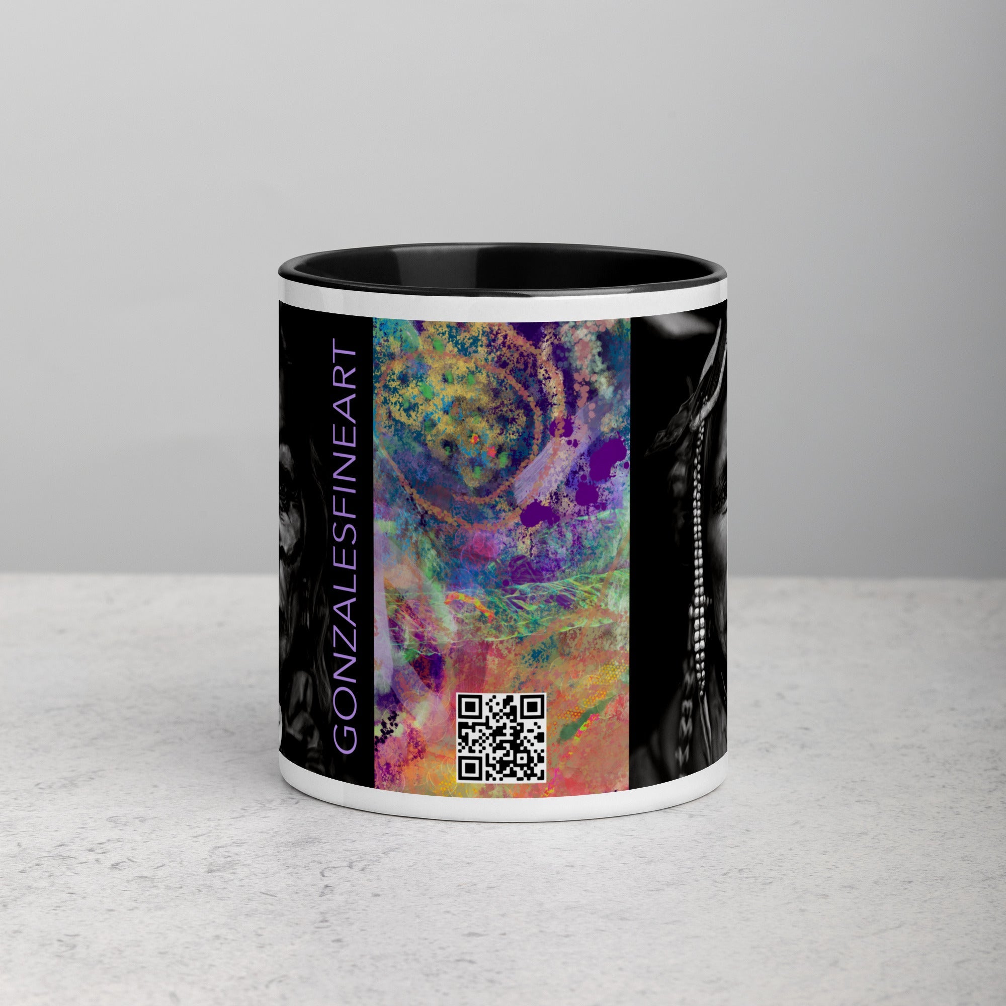 Iron White Man Mug with Color Inside