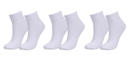tittimitti® 98% Organic Cotton Men's Ankle Socks (3-Pack)