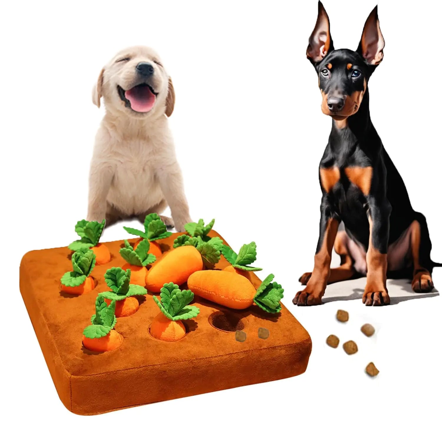 SnuggleCarrot Plush Snuffle Feeding Mat